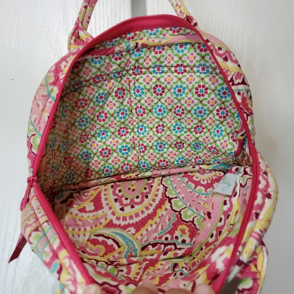 Vera Bradley Mini Bowler Bag Satchel - Picture 9 of 12